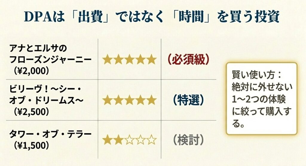 DPAなど有料パスにかかる追加費用と判断基準