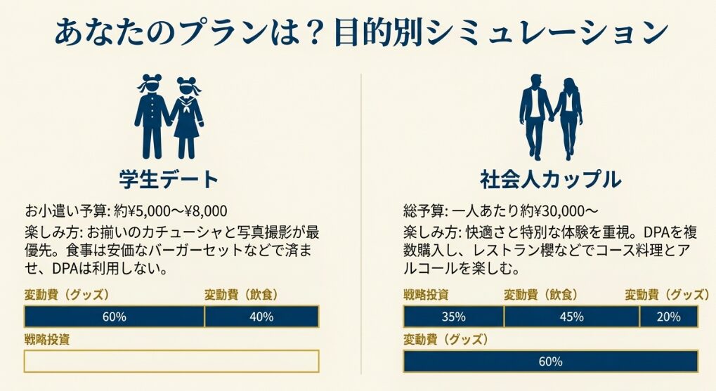 【属性別】ディズニーシーの予算目安と楽しみ方